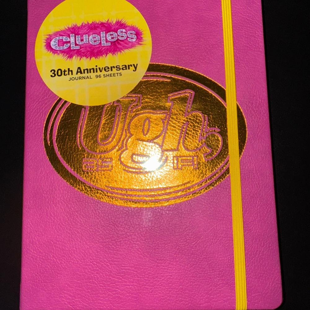 Clueless 30th Anniversary Pink Journal, NEW